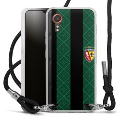 New Carry Case Transparent Stoff schwarz/silber