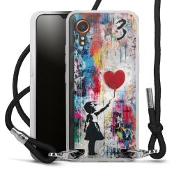 New Carry Case Transparent Stoff schwarz/silber