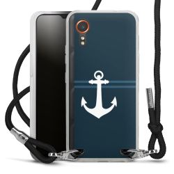 New Carry Case Transparent Stoff schwarz/silber