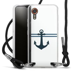 New Carry Case Transparent Stoff schwarz/silber