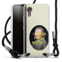 New Carry Case Transparent Stoff schwarz/silber