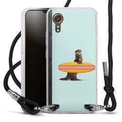 New Carry Case Transparent Stoff schwarz/silber