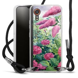 New Carry Case Transparent Stoff schwarz/silber