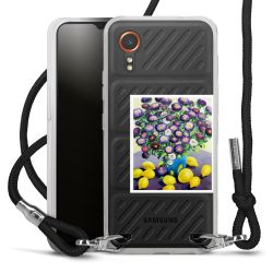 New Carry Case Transparent Stoff schwarz/silber