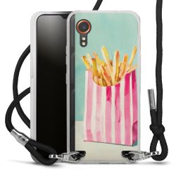 New Carry Case Transparent Stoff schwarz/silber