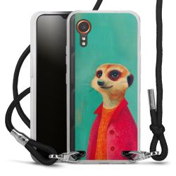 New Carry Case Transparent Stoff schwarz/silber