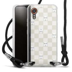 Carry Case Stoff schwarz/silber