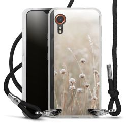 New Carry Case Transparent Stoff schwarz/silber