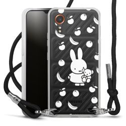 New Carry Case Transparent Stoff schwarz/silber