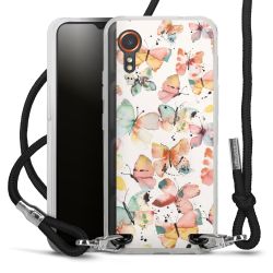 New Carry Case Transparent Stoff schwarz/silber