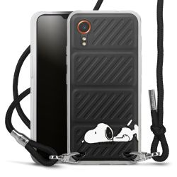 New Carry Case Transparent Stoff schwarz/silber