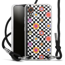 New Carry Case Transparent Stoff schwarz/silber