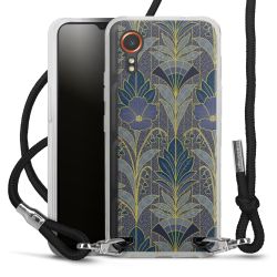 New Carry Case Transparent Stoff schwarz/silber