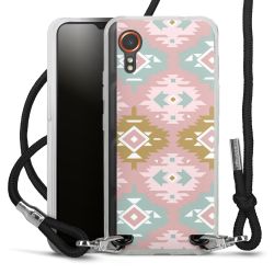 New Carry Case Transparent Stoff schwarz/silber