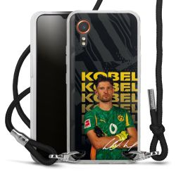 New Carry Case Transparent Stoff schwarz/silber