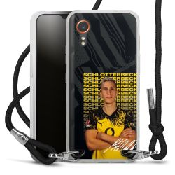 New Carry Case Transparent Stoff schwarz/silber