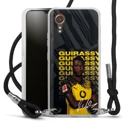 New Carry Case Transparent Stoff schwarz/silber