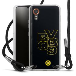 New Carry Case Transparent Stoff schwarz/silber