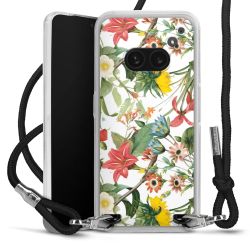 Carry Case Transparent Fabric black/silver