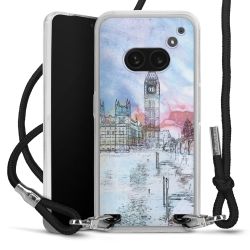 Carry Case Transparent Fabric black/silver