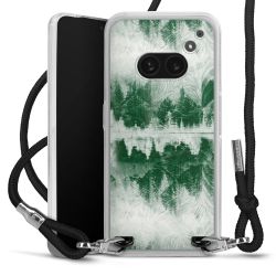 Carry Case Transparent Fabric black/silver