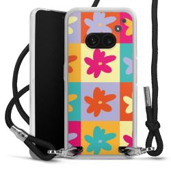 New Carry Case Transparent Stoff schwarz/silber