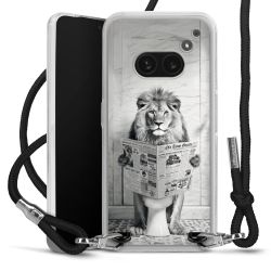 New Carry Case Transparent Stoff schwarz/silber