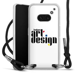 New Carry Case Transparent Stoff schwarz/silber