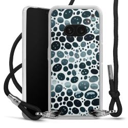 New Carry Case Transparent Stoff schwarz/silber