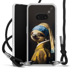 New Carry Case Transparent Stoff schwarz/silber