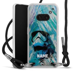 New Carry Case Transparent Stoff schwarz/silber