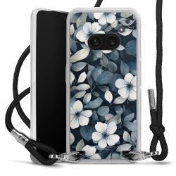 New Carry Case Transparent Stoff schwarz/silber