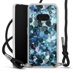 New Carry Case Transparent Stoff schwarz/silber