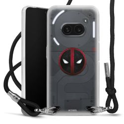 New Carry Case Transparent Stoff schwarz/silber