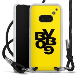 New Carry Case Transparent Stoff schwarz/silber