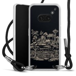 Carry Case Stoff schwarz/silber