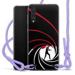 New Carry Case Transparent Stoff flieder