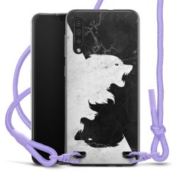 New Carry Case Transparent Stoff flieder