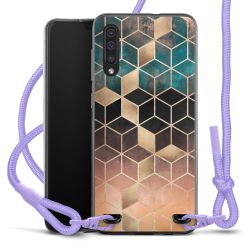 New Carry Case Transparent Stoff flieder