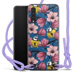 New Carry Case Transparent Stoff flieder