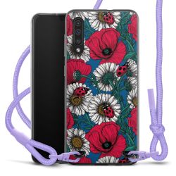 New Carry Case Transparent Stoff flieder