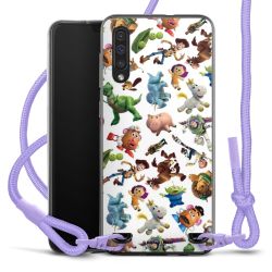 New Carry Case Transparent Stoff flieder