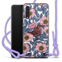 New Carry Case Transparent Stoff flieder