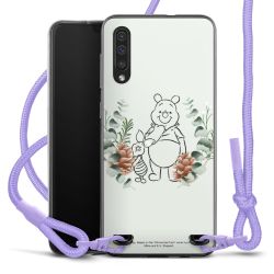 New Carry Case Transparent Stoff flieder