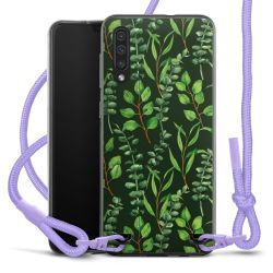 New Carry Case Transparent Stoff flieder