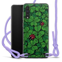 New Carry Case Transparent Stoff flieder