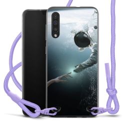 New Carry Case Transparent Stoff flieder