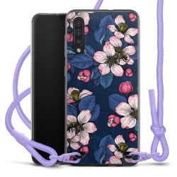 New Carry Case Transparent Stoff flieder