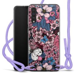 New Carry Case Transparent Stoff flieder