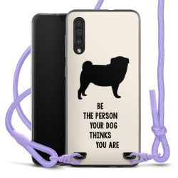 New Carry Case Transparent Stoff flieder